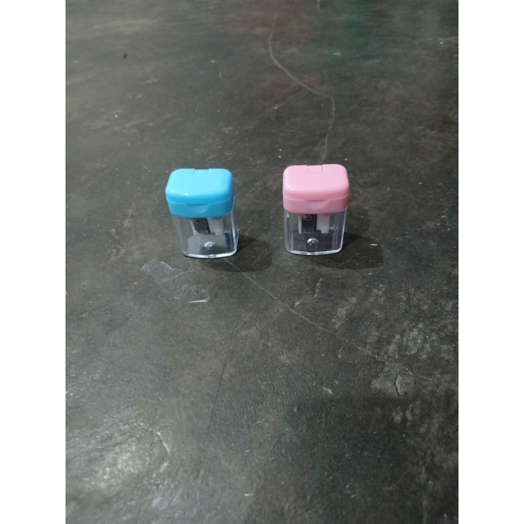 

1 PCS Aimilo Rautan Serutan Pensil Putar Sharpener Dengan Penutup
