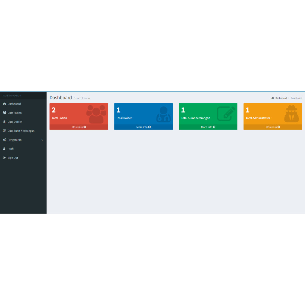 Aplikasi surat keterangan dokter menggunakan web codeigniter 3