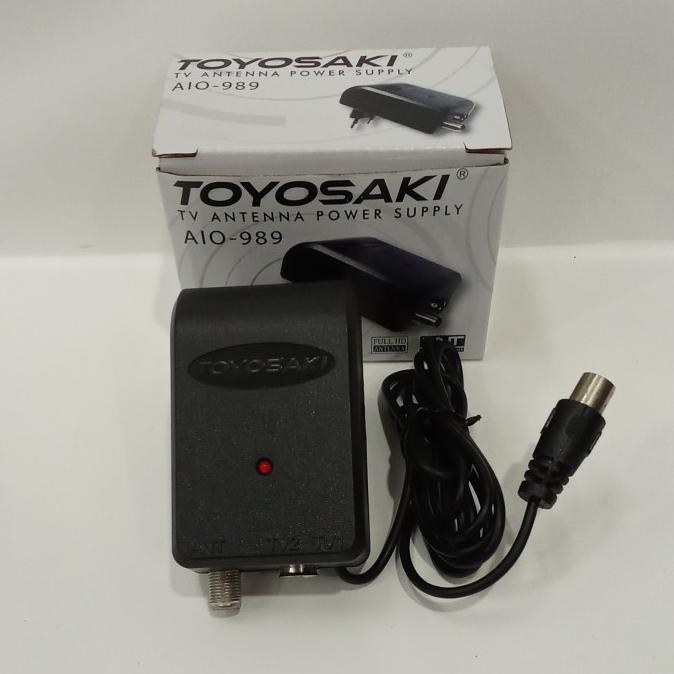 POWER SUPPLY ANTENA TV TOYOSAKI A10 - 989 / ADAPTOR ANTENA TV TOYOSAKI RESTOCK