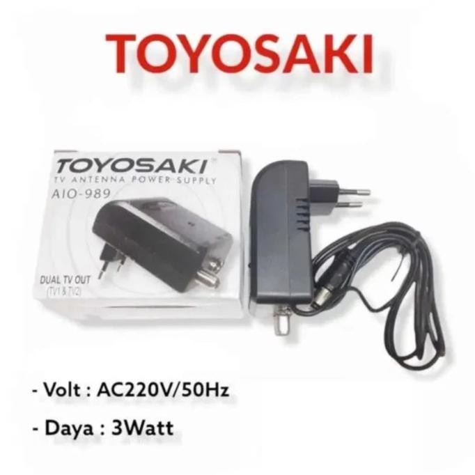 ADAPTOR ANTENA TV TOYOSAKI AIO-98 - BOOSTER ANTENA TOYOSAKI TERBATAS