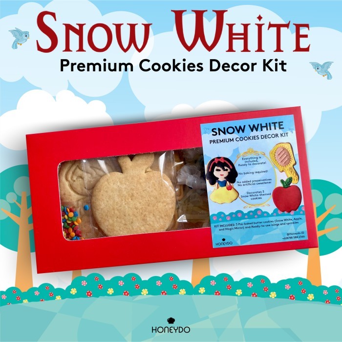 

HONEYDO COOKIES DECOR KIT SNOW WHITE(COOKIES SIAP DEKORASI)