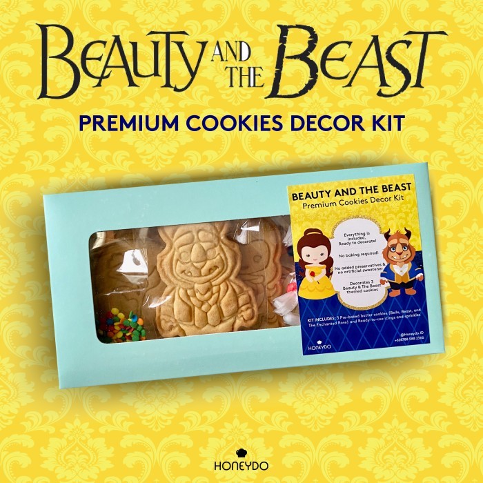 

HONEYDO COOKIES DECOR KIT BEAUTY & THE BEAST (COOKIES SIAP DEKORASI)