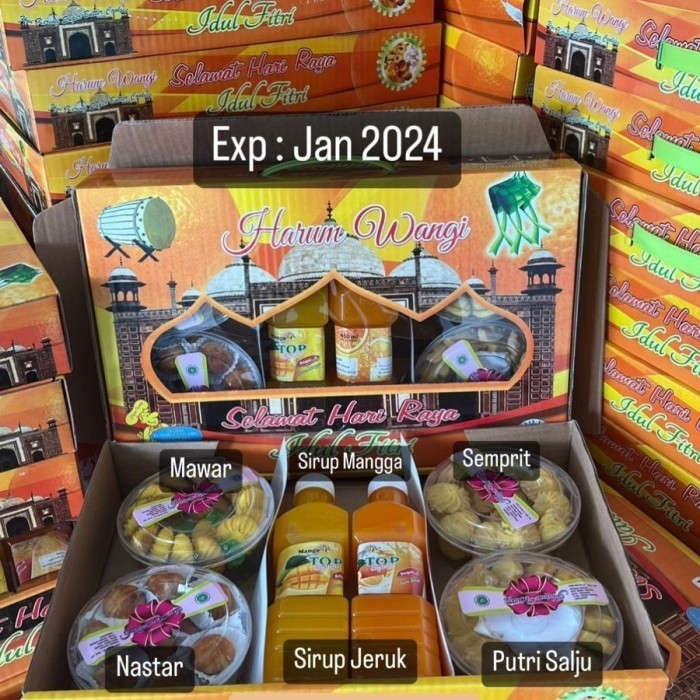 

PARCEL KUE KERING BUTTER COOKIES UNTUK LEBARAN IDUL FITRI HARUM MANIS