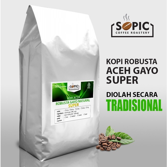 

TERBARU! Kopi Aceh Robusta Gayo Natural Super 1 Kg