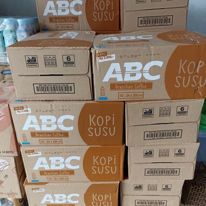 

ABC Kopi Susu Botol 200 ml Dus