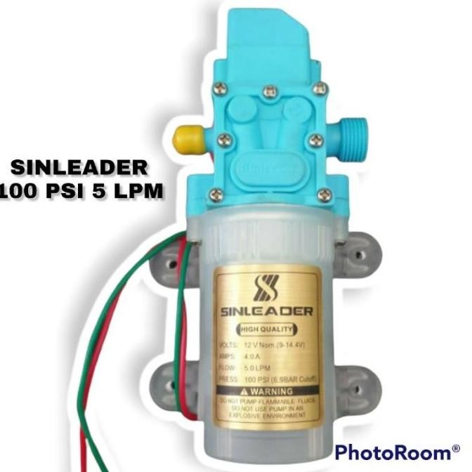 DINAMO POMPA AIR DC 12VOLT SINLEADER HIU 100 PSI NAGASAKI - HARGA SPESIAL