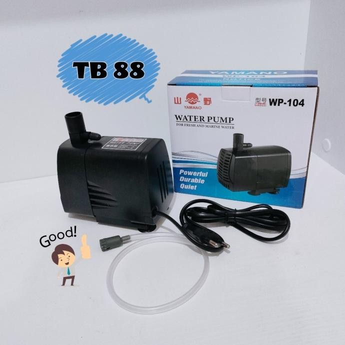POMPA YAMANO WP-104 H.MAX 2 M FLOW 2000 L/H 38 WATT POWERFULL NEW BEST SELLER