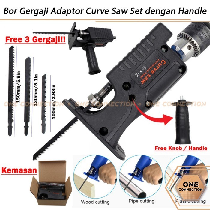 Bor Gergaji Adaptor Bor Jadi Gergaji Adapter Reciprocating Saw Jigsaw