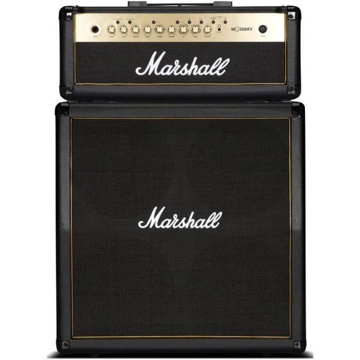 Ampli Gitar Marshall MG100HGFX 100W Head with MG412AG 4x12 Cab aps