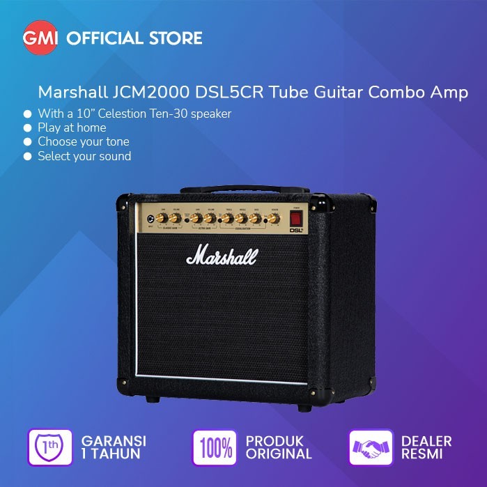 PROMO Marshall JCM2000 DSL5CR Tube Guitar Combo Amp