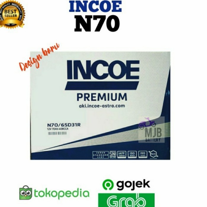Jual Aki Accu Incoe Premium N70 Original