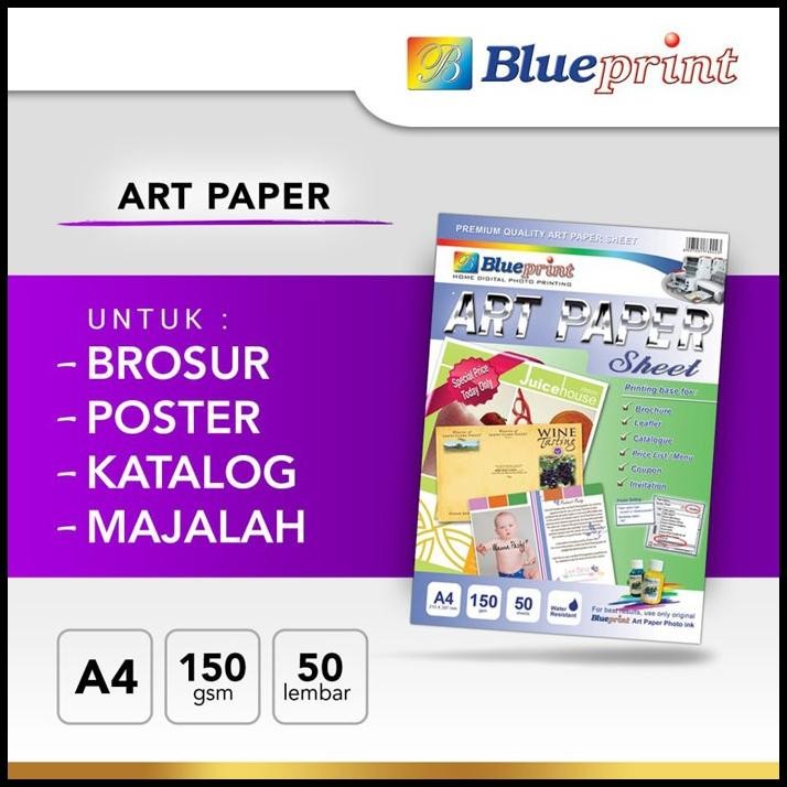 

Blueprint AP-A4150 - Art Paper Sheet A4