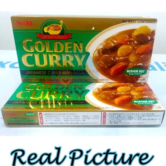 

B Golden Curry 220Gr Medium Hot Ari Blo Ari Jepang