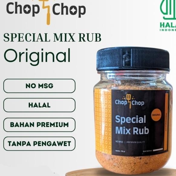 

Chopchop Pecial Rub Bumbu Marinai Rendah Al 110 Gram