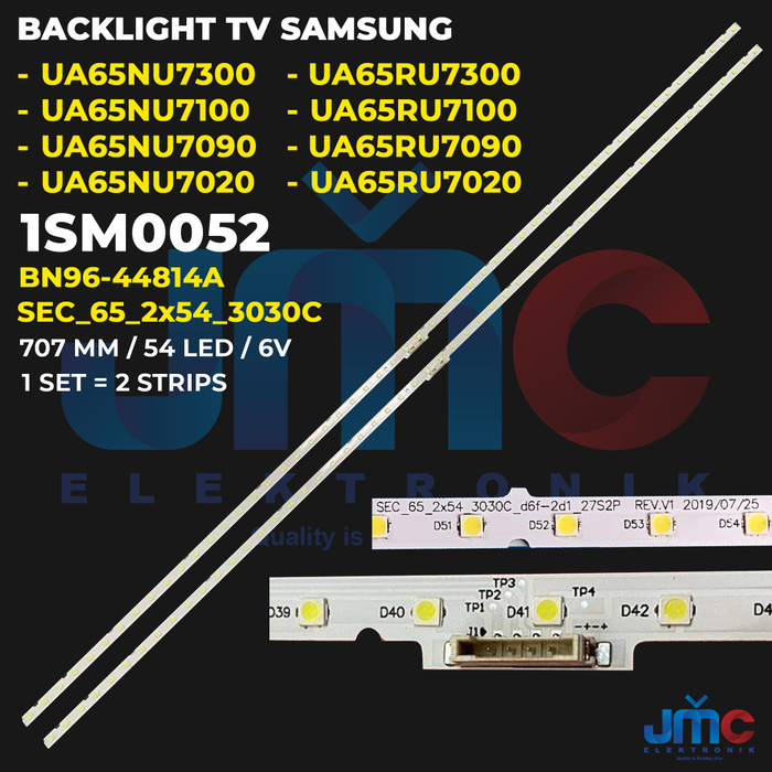HARGA DISC - BACKLIGHT TV SAMSUNG UA65NU7100K UA65NU7100 UA-65NU7100 UA-65NU7300