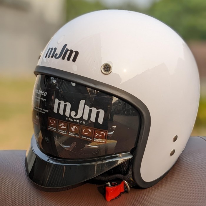 Helm Bogo Retro Dewasa SNI Solid MJM Capello