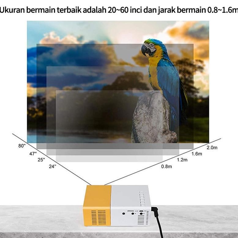 Proyektor Rumah Proyektor Mini Proyektor HD  YG300