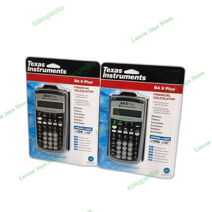 

Texas Instruments BA II Plus Kalkulator Financial Original