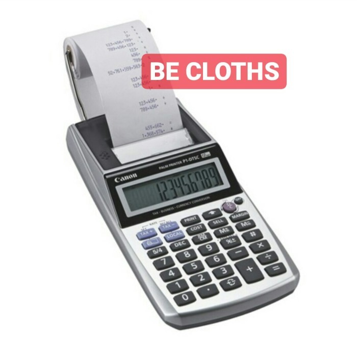 

Canon P1-DTSC Printing kalkulator - Kalkulator Kasir Printer Struk P1