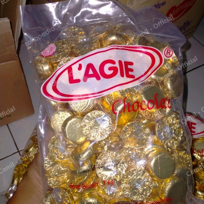 

Chocolate/Coklat Koin Lagie Kismis