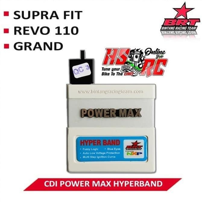 CDI RACING BRT SUPRA FIT GRAND REVO POWERMAX HYPERBAND C100 BALAP DRAG