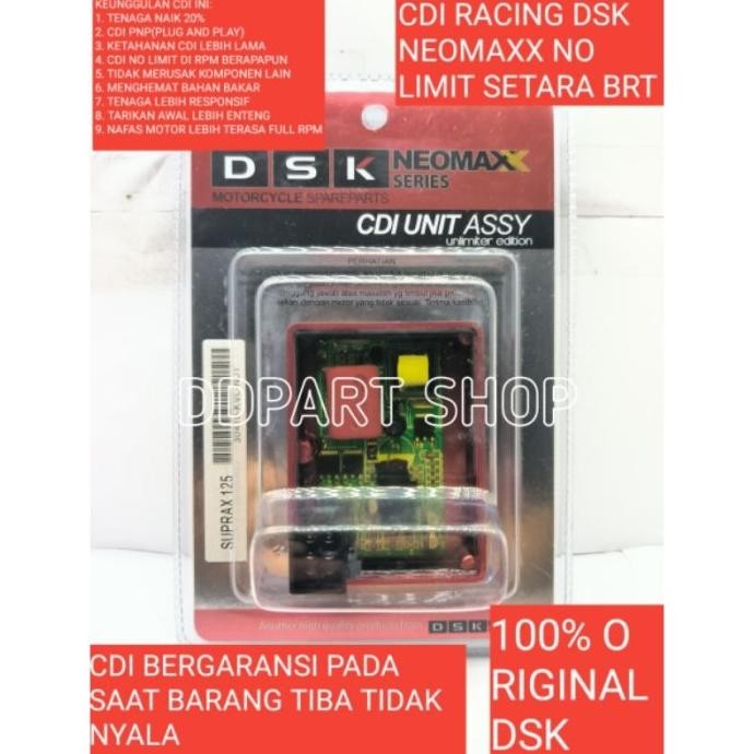 CDI DSK UNLIMER RACING HONDA SUPRA X125 KARISMA SUPRA X 125 KARBU