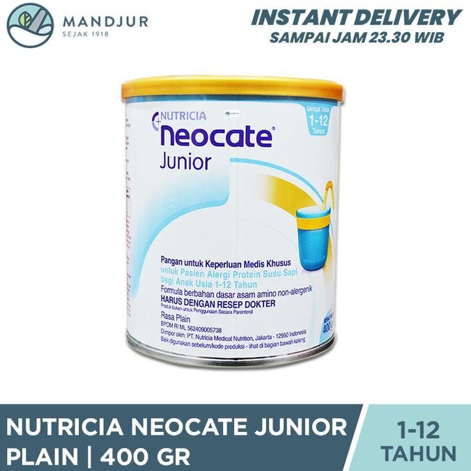 

Nutricia Neoe Junior 400 Gram - Susu Khusus Alergi Anak 1 - 12 Thn
