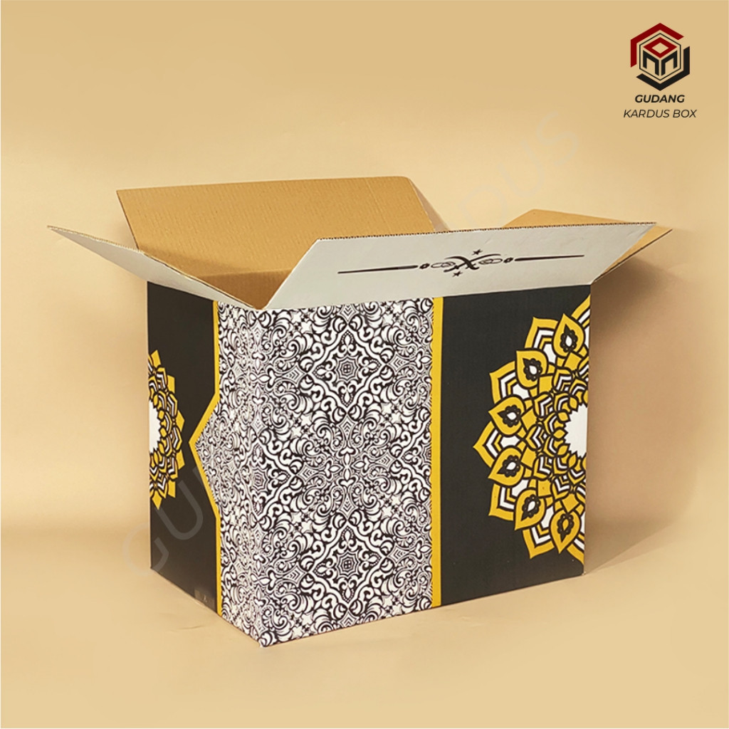

Bama Hitam 42 X 28 X 34 -Box Parcel Batik Hitam/Box Parcel Sembako/Boxparsellebaran