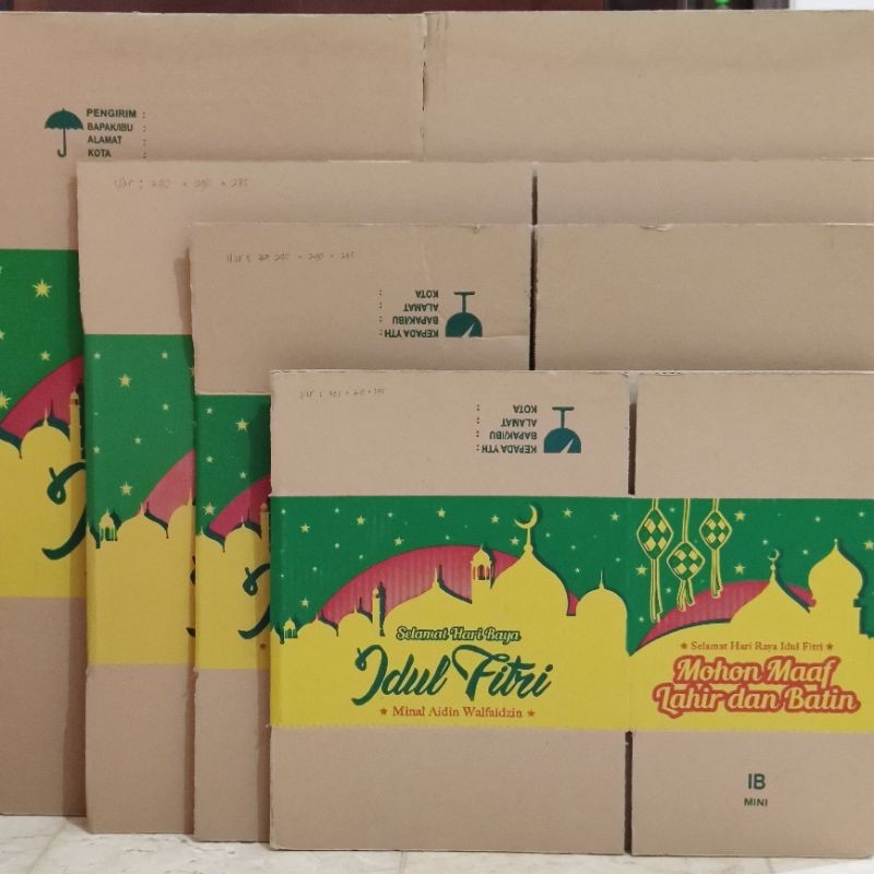 

Kardus Mini Idul Fitri Dus Box Parcel Hari Raya Lebaran