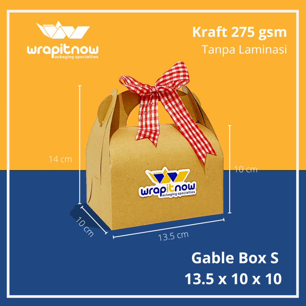

Gable Box S 13.5X10X10 Gable Box 16X9X11 Gable Box 24X10X7 // Box Toples Box Tenteng Box Hampers