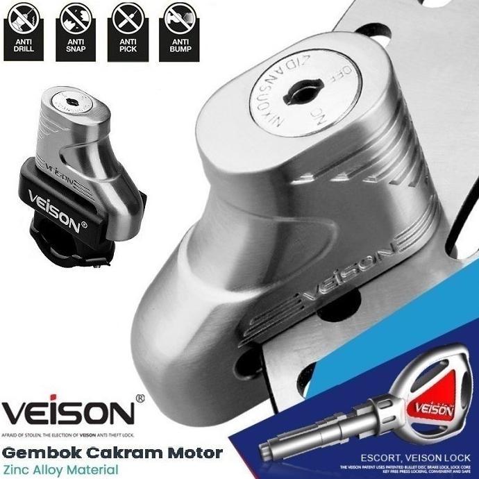 READY STOCK KUNCI GEMBOK REM CAKRAM SEPEDA MOTOR / DISCBRAKE LOCK MOTOR SUZUKI NEW SMASH