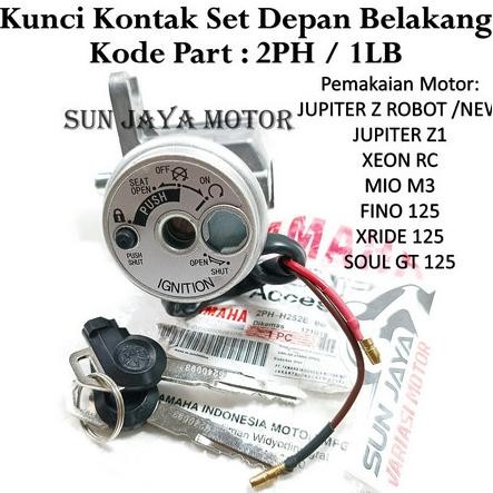 TERMURAH KONTAK KUNCI MOTOR KEY SET MIO M3 Z SOUL GT 125 FINO XEON JUPITER Z NE