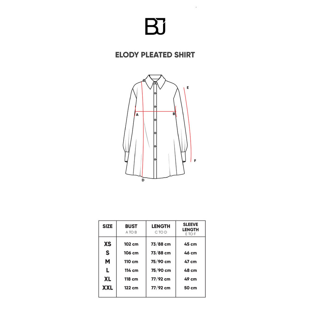 Murah Benang Jarum - Elody Pleated Shirt - Multicolor Non COD