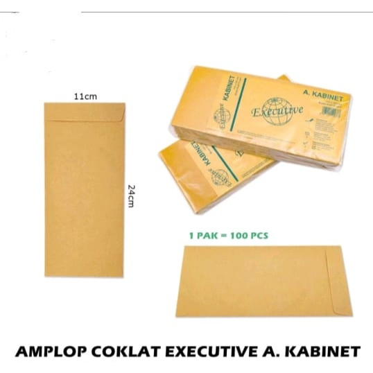 

Amplop Coklat Ukuran 11 X 24 Cm / Amplop Gaji ( Isi 100 Lembar )