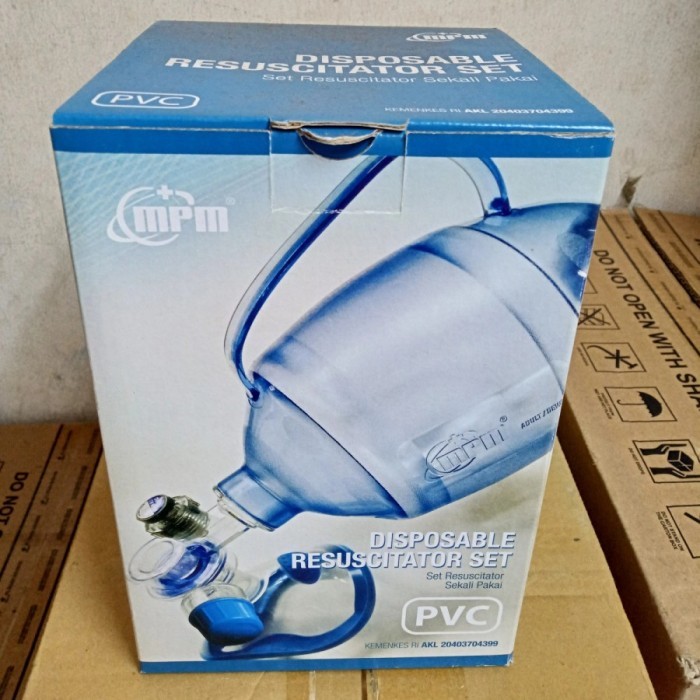 Ambubag PVC dewasa adult MPM / Resuscitator set Hand Strap BE-2503