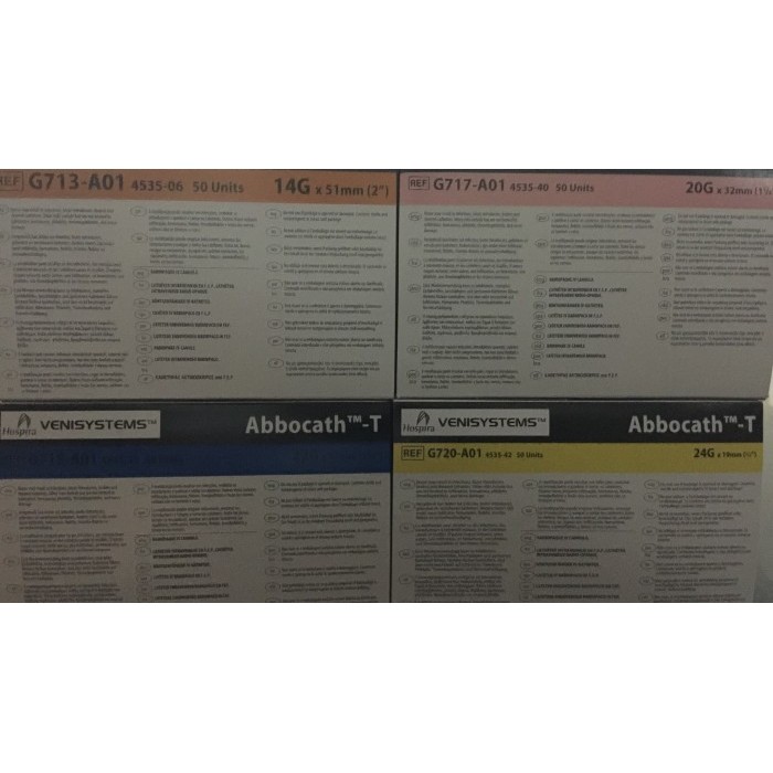 Abbocath No. 14;16;18;20;22;24