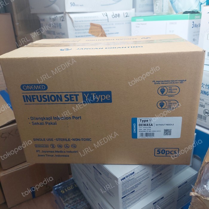 infusion set y/infuset tipe Y dewasa onemed