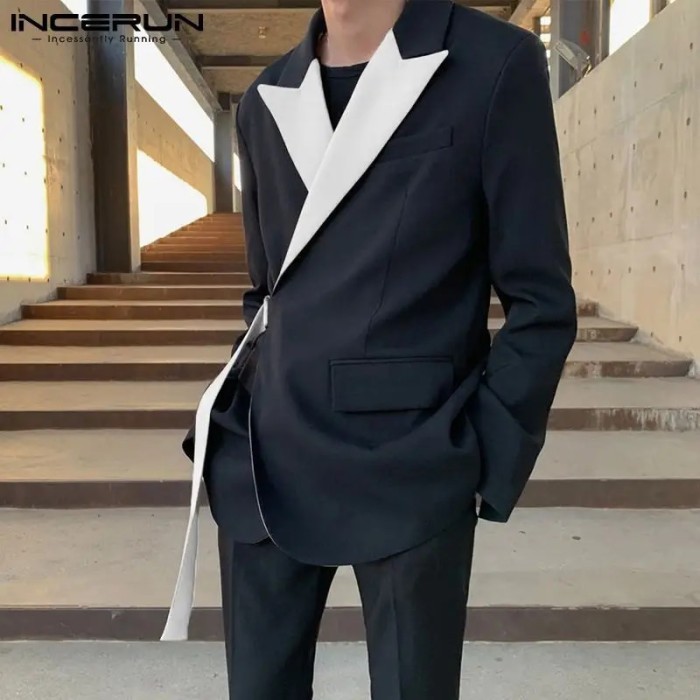 AppleDezign INCERUN Tops 2025 Korean Style Stylish New Men's Suits Casual