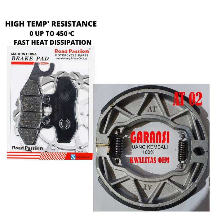 Kampas tromol dan Kampas rem depan Untuk Vespa Liberty 100 dan 150