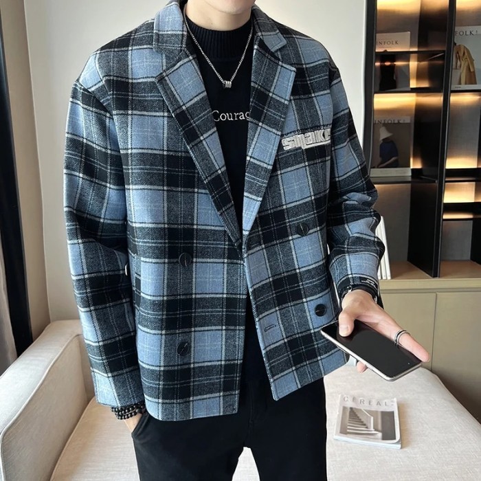 AppleDezign High Quality Blazer Men's Korean Version Trend Fashion Elegant