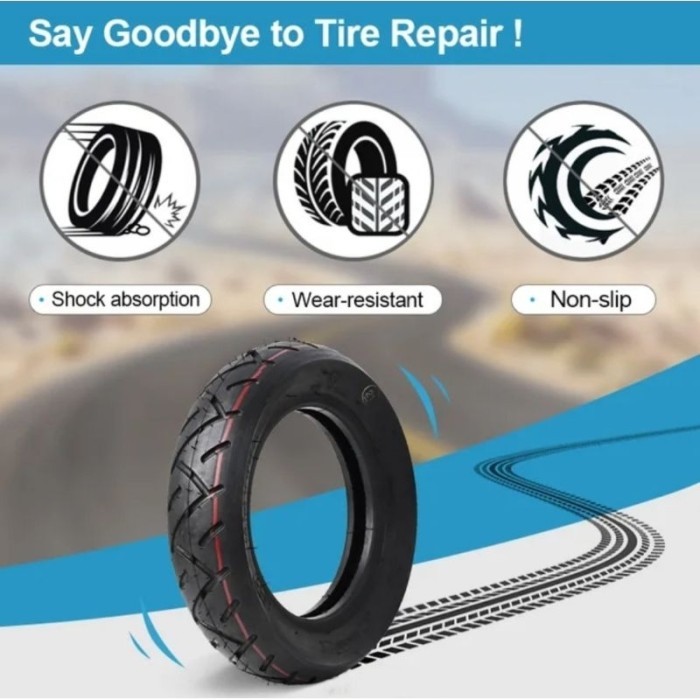 TERBARU Ban Luar 10x2.50 Skuter Sepeda Listrik Ring 10 BISA GRAB