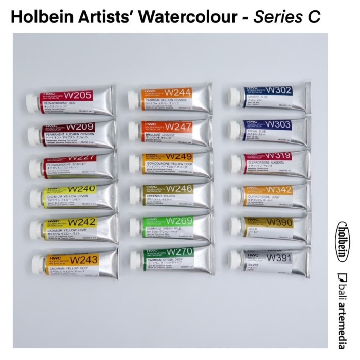 

TERBARU Holbein Artists' SERIES C Watercolour Paint 5ml/15ml Part 1/2