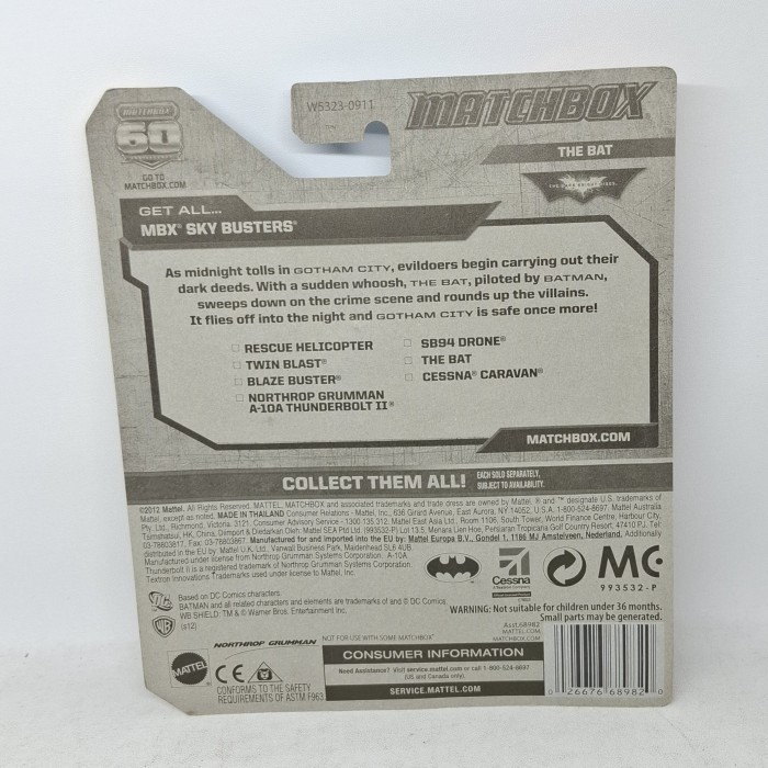 Best seller ~`~ The Bat Batman Matchbox Sky Busters ~~~