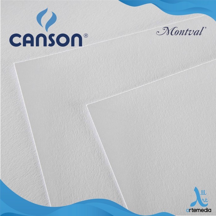 

DISKON Canson Montval A2 Watercolor Paper Sheet Set Kertas Cat Air