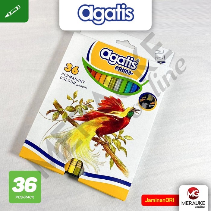 

TERMURAH Pensil Gambar AGATIS Prime Hexagonal 36 Warna