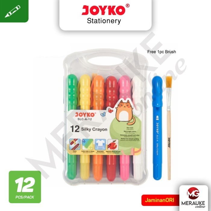 

HOT SALE Silky Crayon JOYKO SLC-A-12 12 Warna