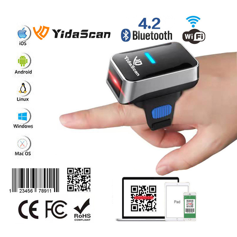 YidaScan WS20 1D Laser 2D Wiress Bluetooth QR Code Reader