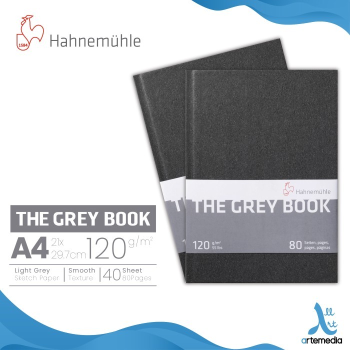 

TERMURAH Buku Sketsa Hahnemuhle Grey Book A4 Hard Cover Sketchbook