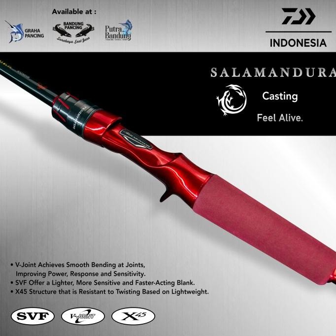 ROD / JORAN DAIWA SALAMANDURA BAIT CASTING (BC) Tersedia