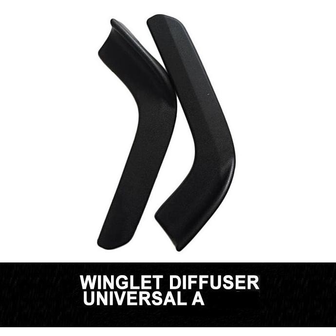 TERBARU WINGLET LIPS BUMPER BEMPER UNIVERSAL 2PCS MOBIL ODYSSEY